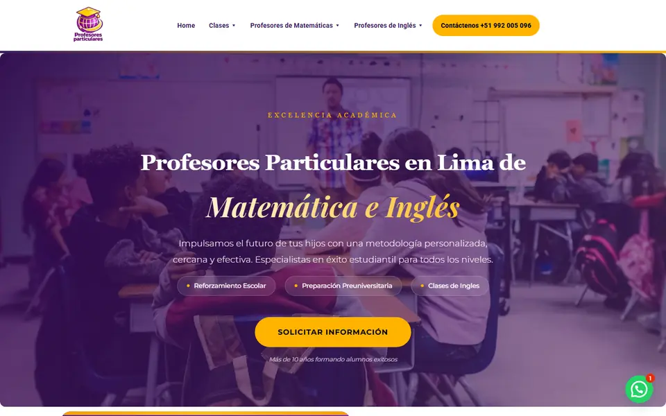 Home page of Profesores Particulares (profesoresparticulares.biz)